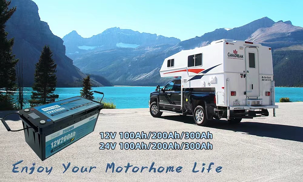 Solar RV Lithium Battery Pack 12V 100ah 200ah 300ah Deep Cycle Lithium Battery
