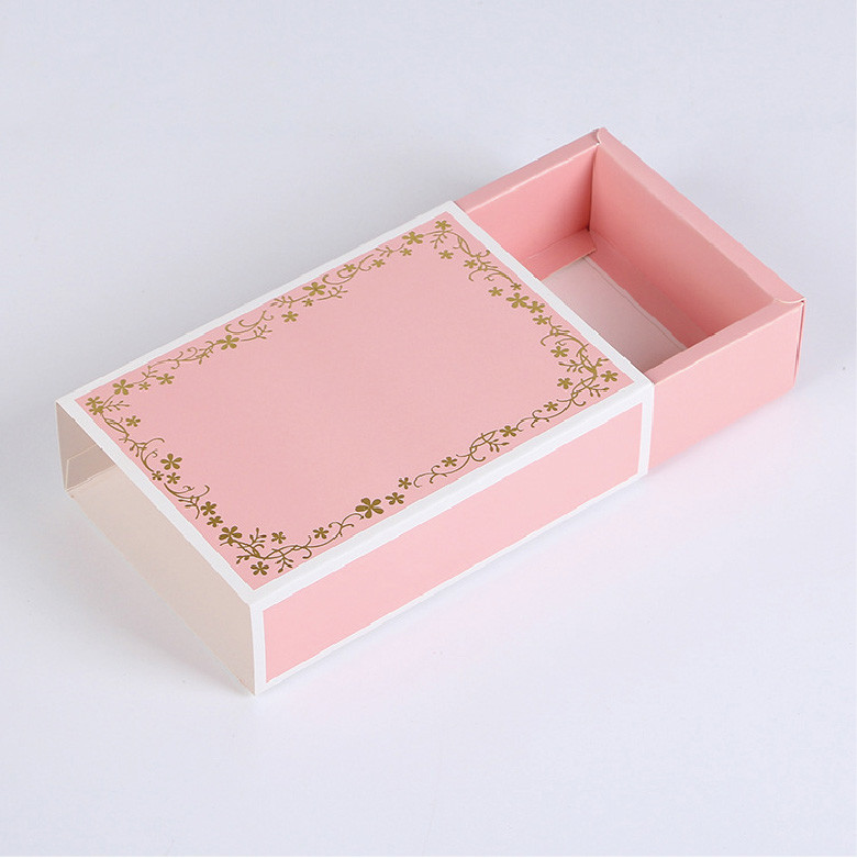 Drawer Style Custom Printed Boxes Durable 350g Brown Kraft Paper Material