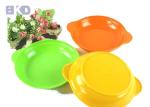 100% Melamine Square Divided Plastic Plates Heat Resistant