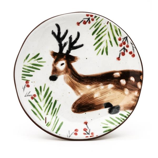 Ceramic Dinner Plates Set Of 12 6 Hot Dinnerware Set Ceramic Plates Animal Pattern Salad Plate Dish
