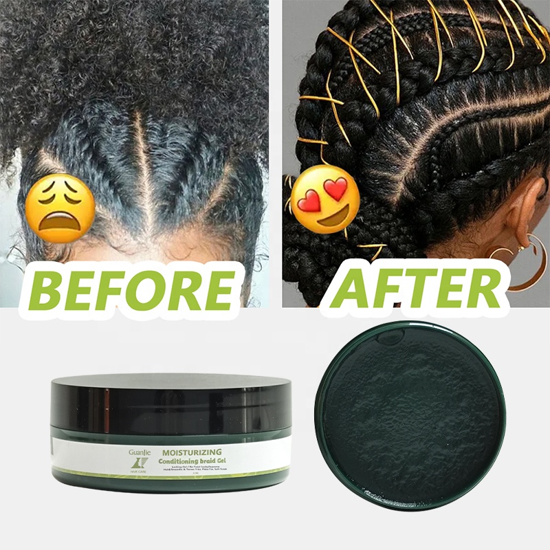 Curly Hair Extra Hold Braid Hair Gel Twisting Smooth Edges Styling Effect Shine/Gloss
