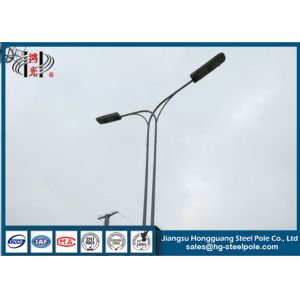 Street Lighting Tubular Outdoor Street Lamp Post 6m - 15m