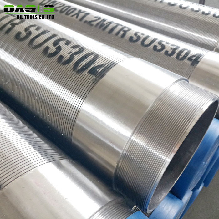Gravel Prepacked Wire Wrapped Screens , Water Well Drilling Wedge Wire Screens