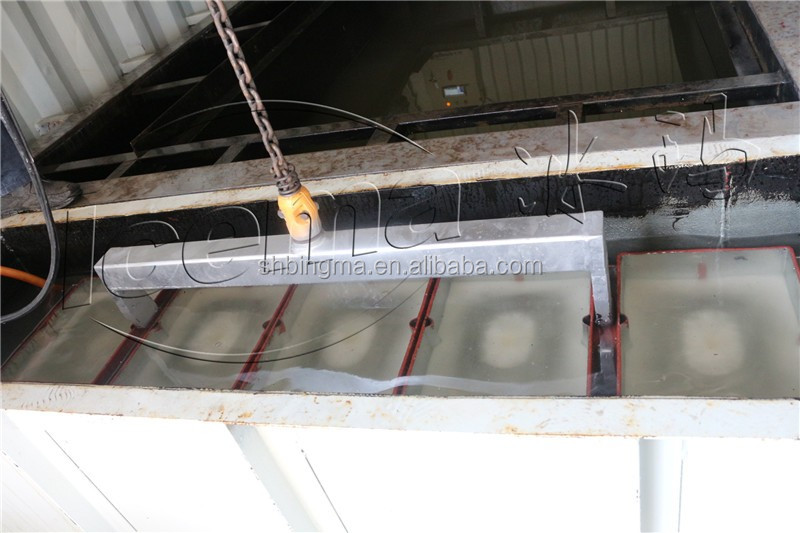 10T Brine Refrigeration Block Ice Machine 380V 3P
