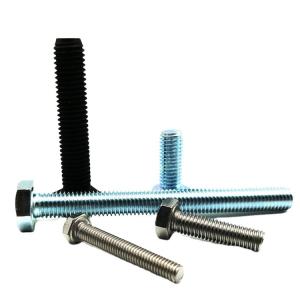 China Stainless steel hex bolts black hex bolts galvanized hex bolts wholesale