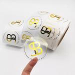 44mm Custom Plastic Product Sticker Printing Labels On Sticker Paper ISO9001