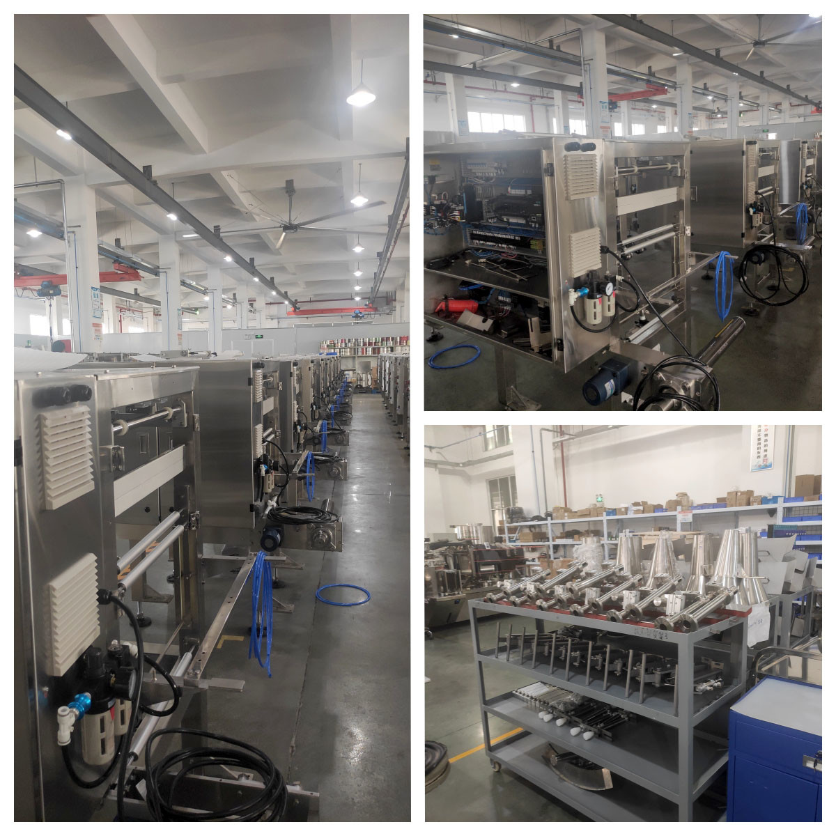 2.5kw 220V Power Vertical Packing Machine Automatic 3 Side Seal Pouch Machine