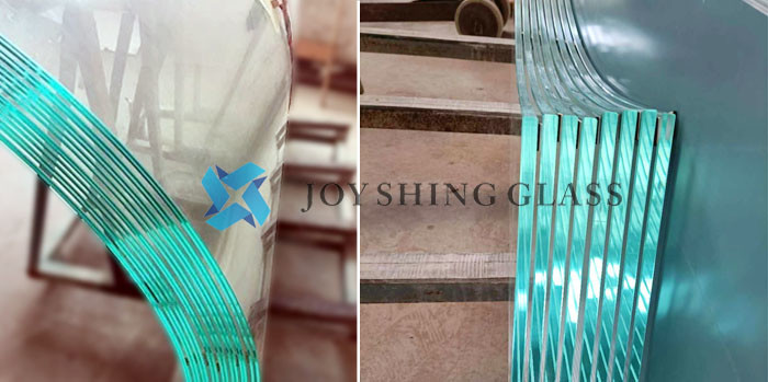 6mm Curved Tempered Glass Guardrail Toughened Glass 5 Times Safety Strength