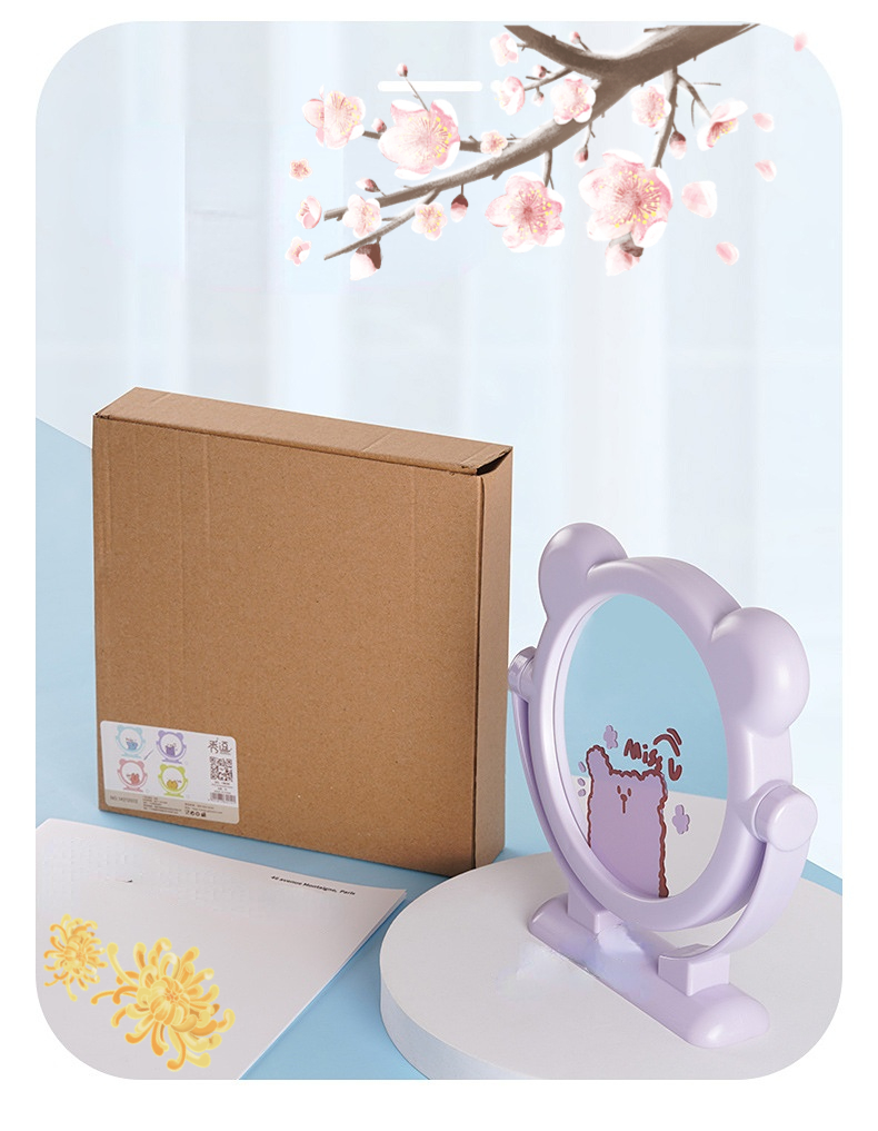 Fashion Wall Espejo Little Makeup House Decor Travel Cosmetic Small Home Floor Portable Table Mirror