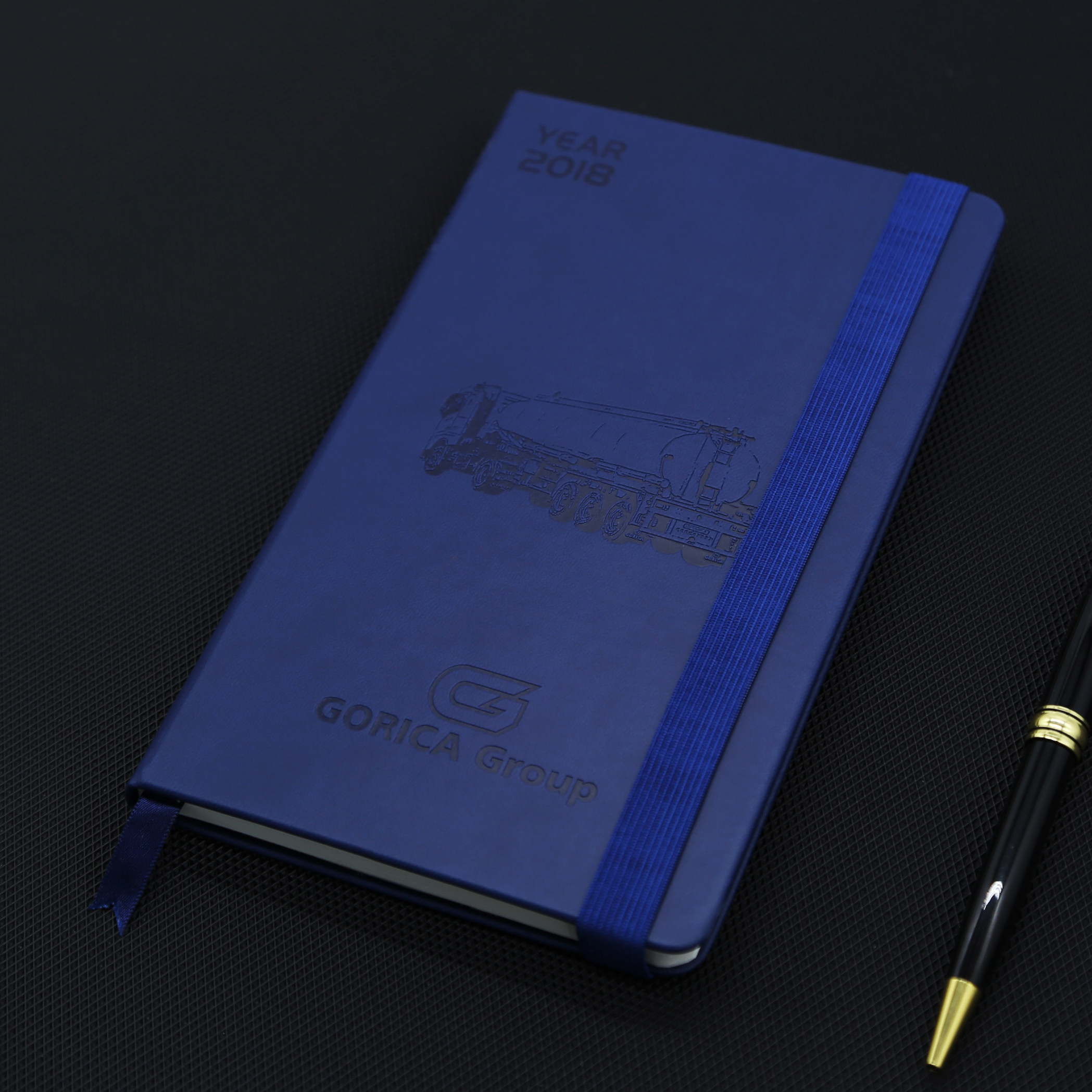 Purple Soft Cover Pocket Notebook PU Leather Material With 100 Gsm Cream Pages