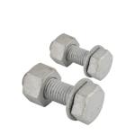 A307 GRADE B Hot Dipped Galvanized Hex Bolts Full Thread