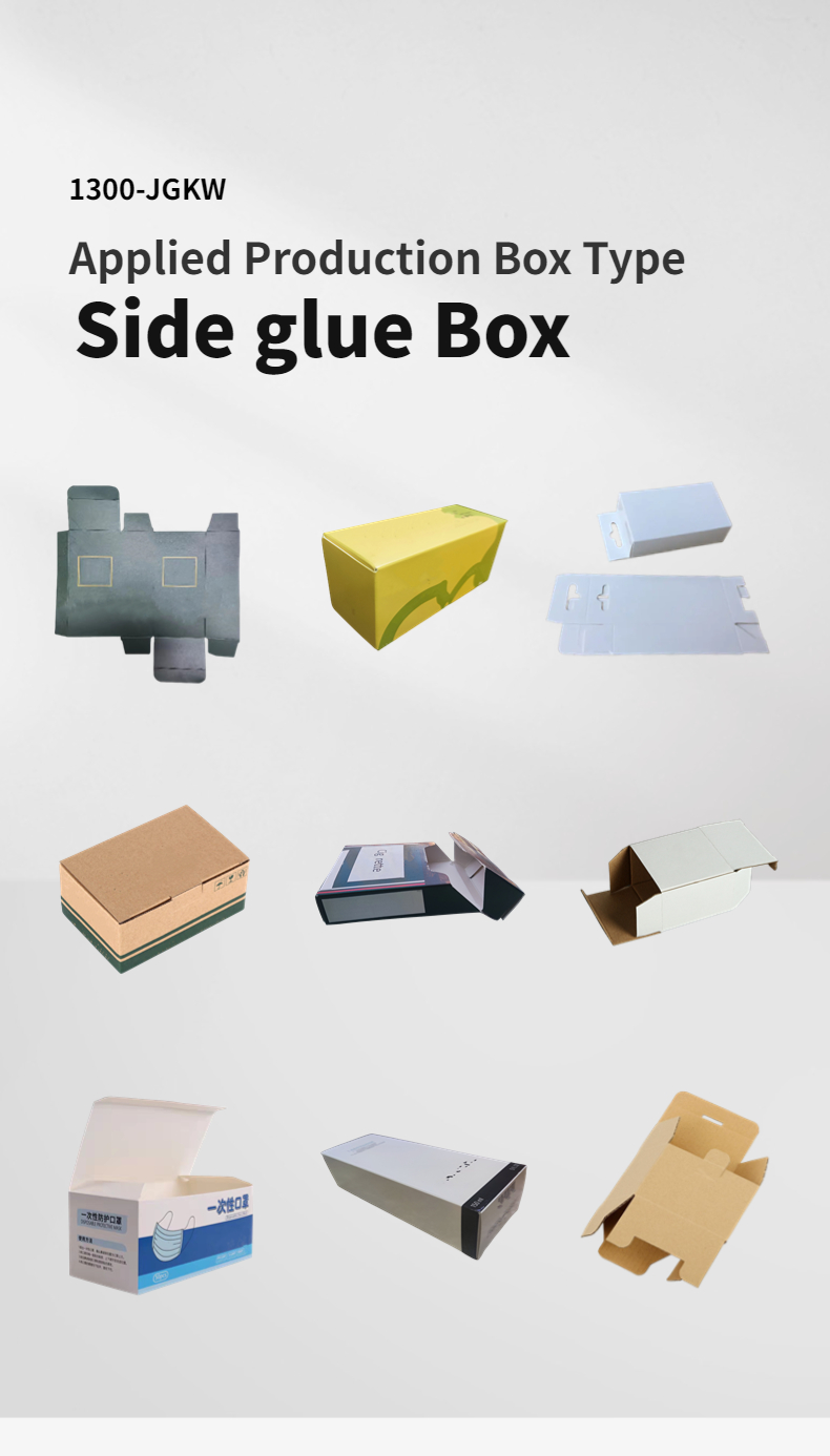 380V Corrugated Box Dual- Lock Bottom Paper Box Folder Gluer Machine for and 2-3 Layers