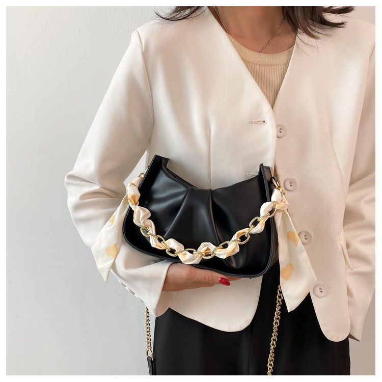 Polyester Lining Folded Cloud Bag Fashionable Handbags for Ladies from Top Handbag