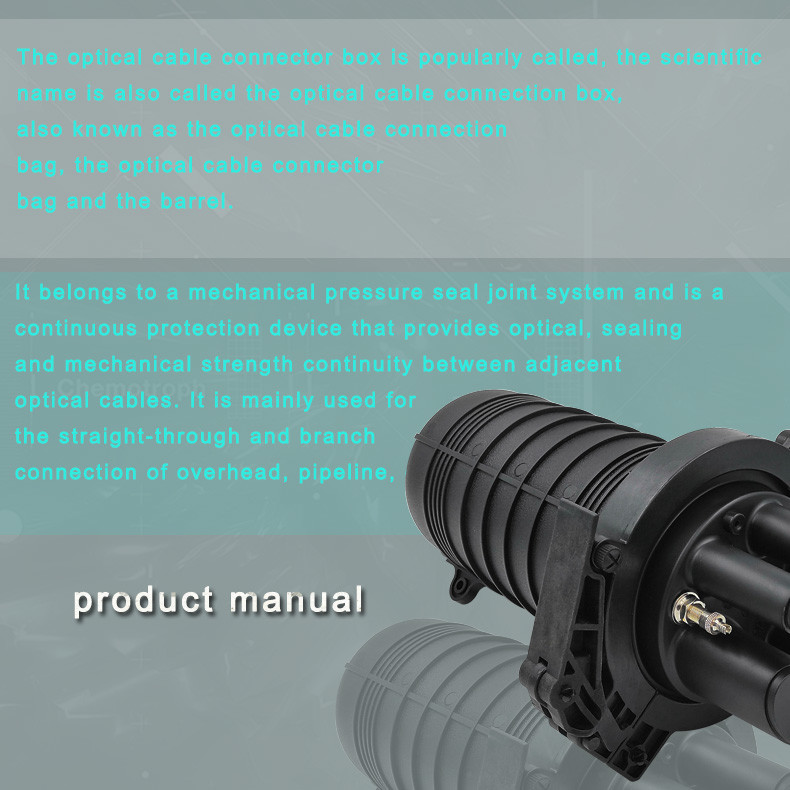 Heat Shrinkable Fiber Optic Closure 96 Core Wall Mount Joint Box Splice Closure Enclosure