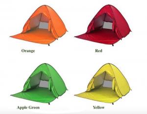 China Plus Size Pop Up Beach Tent 190T Camping Tent Waterproof 3 Person 165X200X130cm wholesale