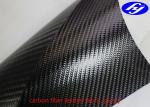 TPU Coated Twill 3K Carbon Fiber Leather Fabric For Wallets / Bags