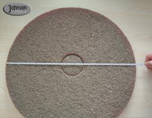 China 17 Inch Sponge Fiber Diamond Polishing Pads for Marble / Concrete Floor #400 #800 wholesale