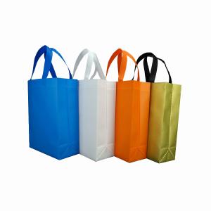 China Non woven storage business gift bag die cut tote bags polypropylene custom laminated shopping polypropylene fabric bags wholesale