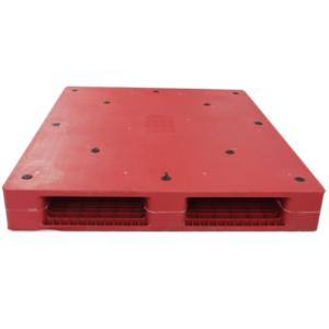 China Red Plastic Stacking Pallets Yellow Injection Moulded Plastic Pallets wholesale