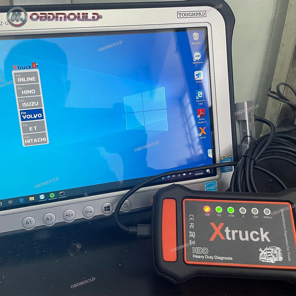 CANBUS Diagnostic Tool OBD2 Scanner Adapter for Heavy-Duty Truck Excavator Structure Diesel Engine