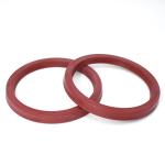85 x 100 x 10MM Red hydraulic rod seals 90 shore double lip oil seals by size