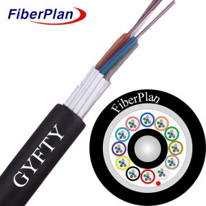 China Outdoor Non Armored Single Multi Mode Duct 2-144 Core Air Blown Fiber Optic Cable GYFTY wholesale