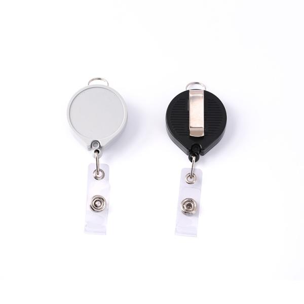 Deyi Badge Reel Belt Clip Badge Reel Retractable for Teachers, Students, Office