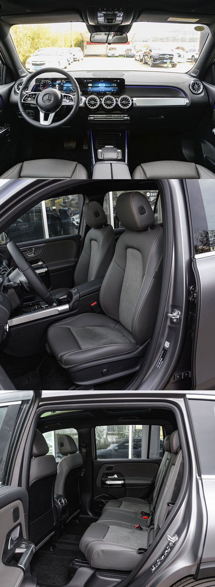 Battery Powered Mercedes Benz EQB 350 Electric Car Compact Luxury Crossover SUV