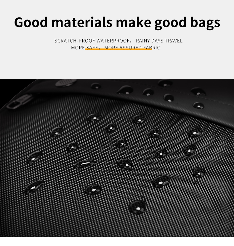 Multifunctional Waterproof Business Backpack Accept Customizable Logo