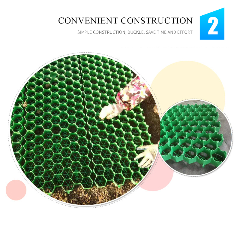 HDPE Grass Paver Grid for Parking Lot and Driveway Onsite Inspection After-sale Service