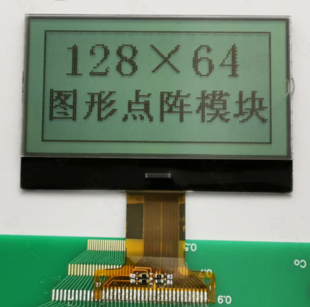 28 Pins COG LCD Module White LED Backlight Transflective Mono COG LCD Display Screen