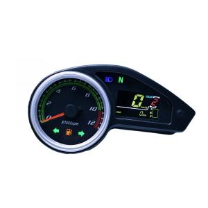 China Universal Lcd Motorcycle Speedometer , CE DC12V Motorbike Speedometer wholesale