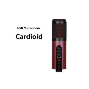 China 47.5mm Handheld Condenser Microphone With Sound Card 2.5M USB Cable wholesale
