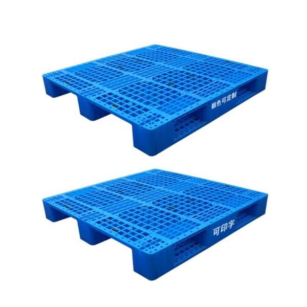 40" X 48" PP Material Plastic Racking Pallets With Metal Reinforcing Rods 1000kg Rack For Warehouse