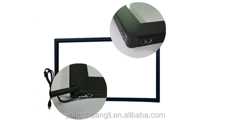Aluminum IR Multi Touch Frame 40 Inch Touch Screen Overlay