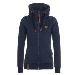 Winter women wear long sleeve zipper up hoodies for women