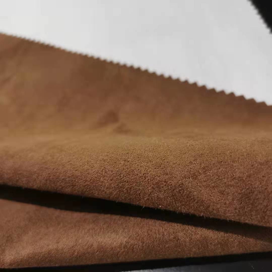 200gsm 75d Polyester Suede Fabric 150CM Bonded By The Yard
