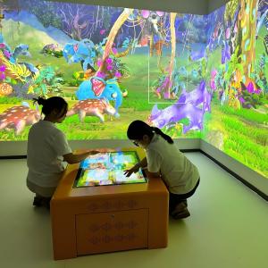 China Education Interactive Touch Screen Table Interactive Wall Projection Game wholesale
