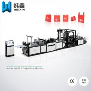 China High Speed Non Woven Carry Bag Making Machine With Online Handle Attach on sale