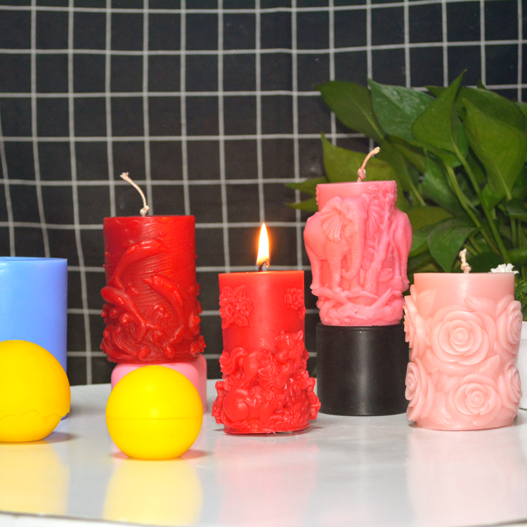 Dolphin Shape Silicone Candle Mold Sustainable 3D Candle Molds