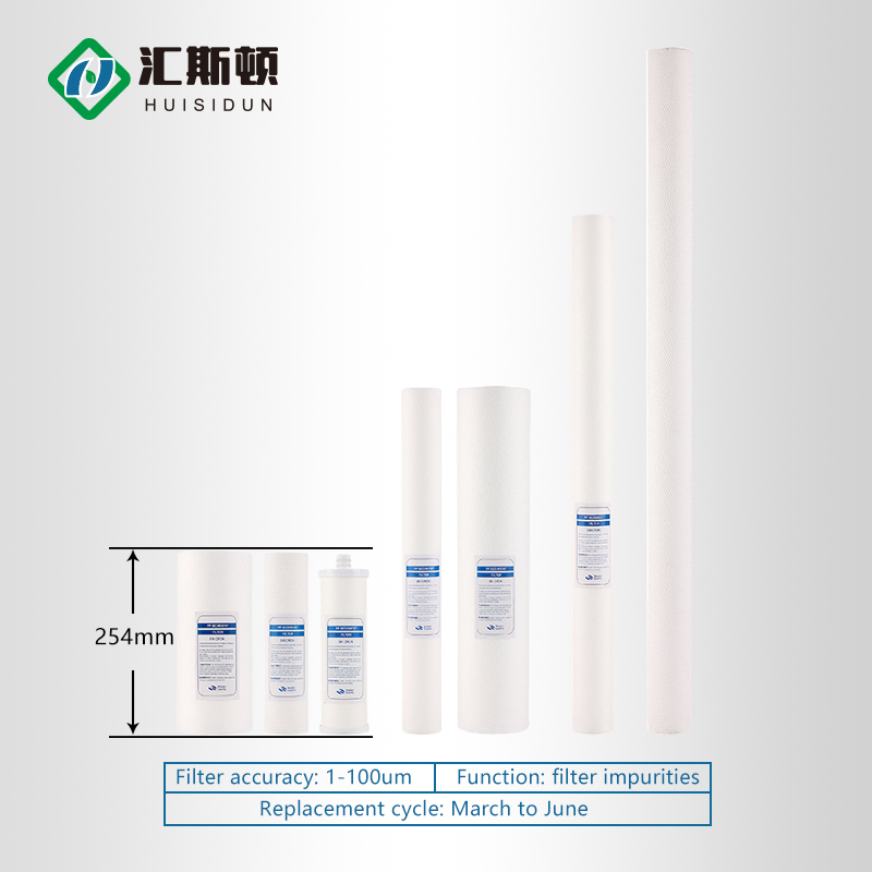 Endurance Performance PP Non-Woven Material Water Filter Element for Food Filtration