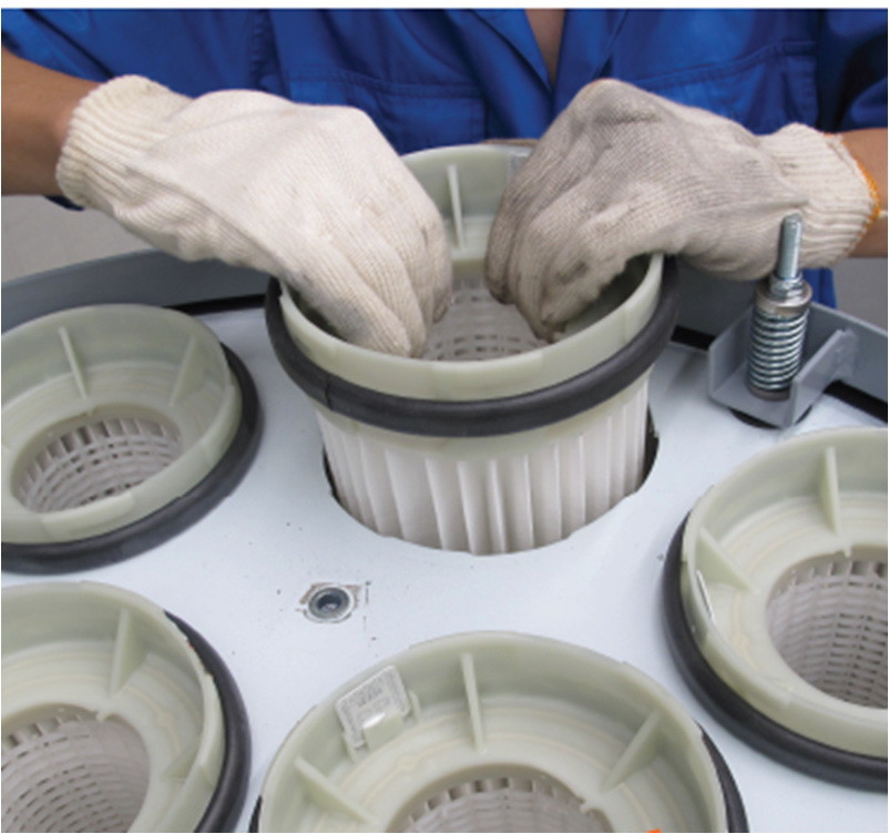 Industrial Silo Venting Filters / Silo Bin Vent Filter 24.5㎡ Pulse Air - Jet Cleaning