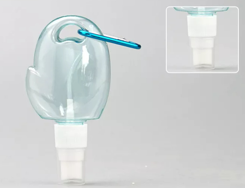 Custum PETG Empty Refillable Travel Kit Bottles With Flip Cap