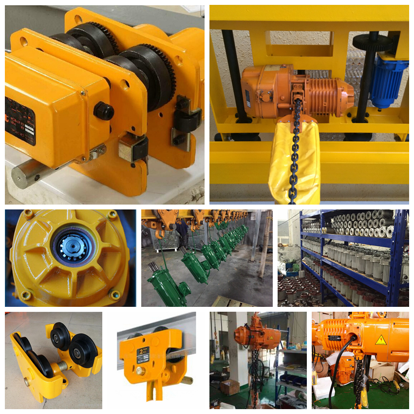 high efficiency machinery 5 ton double chain electric chain hoist