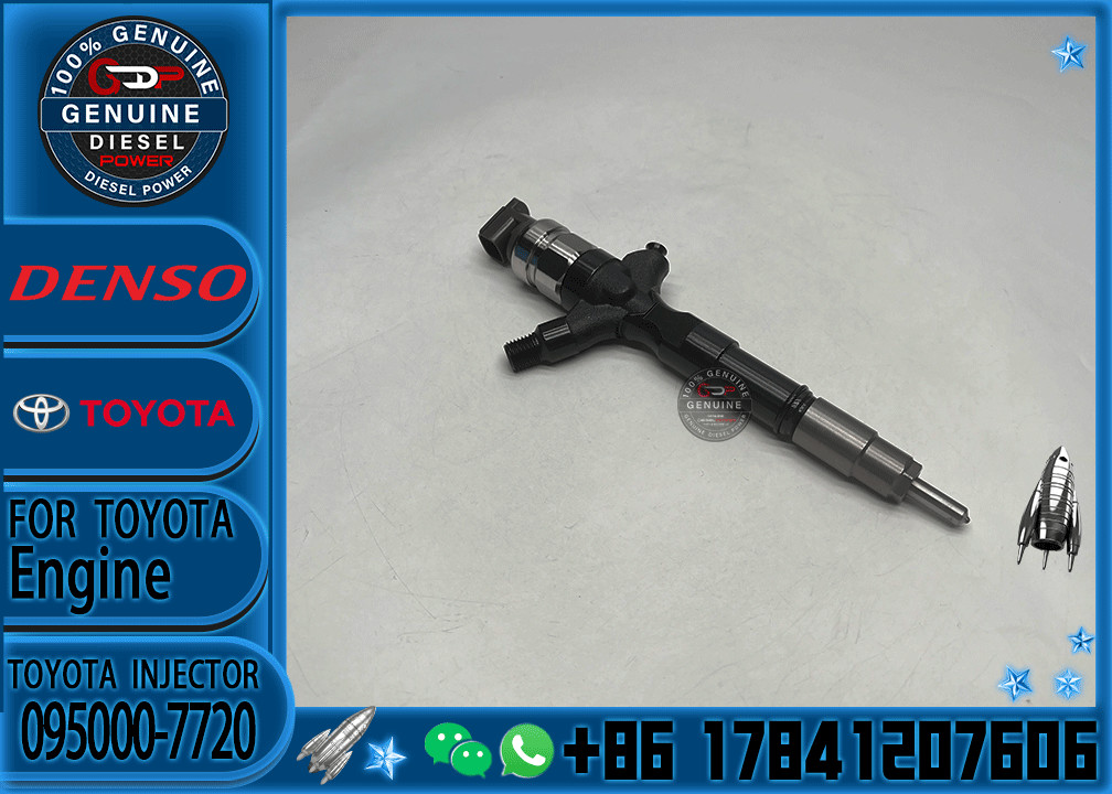 High Quality Fuel injector 095000-7720/095000-6770 Diesel Fuel injector 23670-30320/23670-39145 for Toyota truck