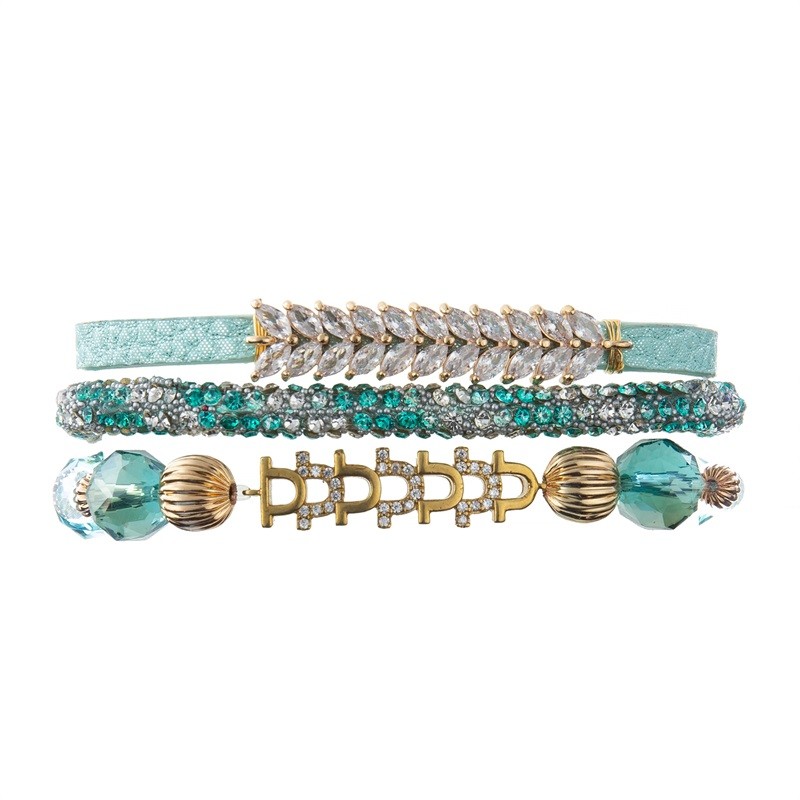 Handmade Boho Style Women'S Leather Bracelet With Magnet Clasp