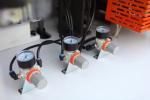 EVA Acrylic Cabinet Wood Edge Banding Machine Straight Line 0.7Mpa HD771DK