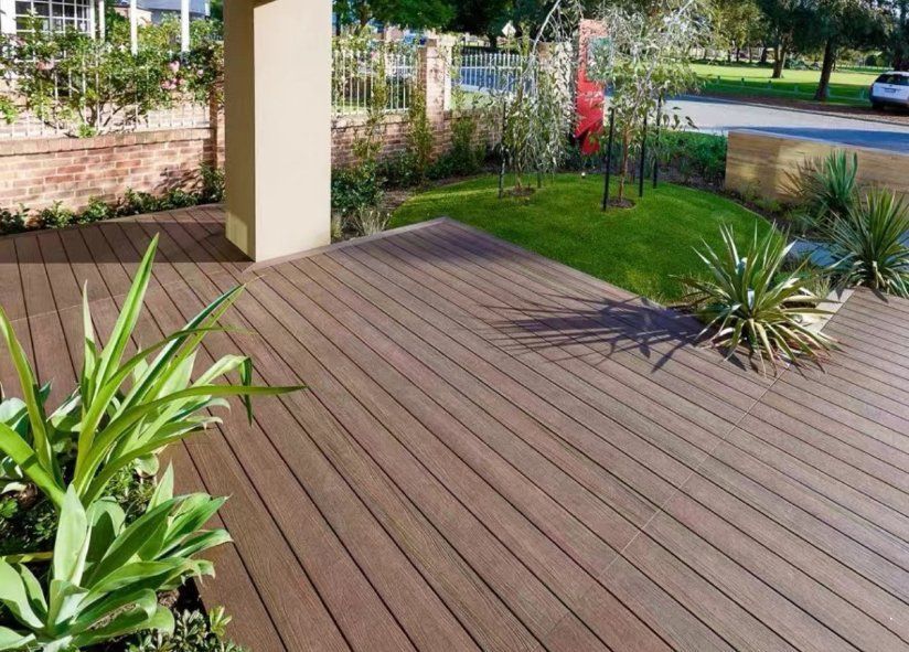Cheap Eco Wood Plastic Composite Outdoor WPC Floor Decking Tiles