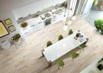 Digital Wood Look Porcelain Tile Wood Effect Porcelain Floor Tiles Beige Color