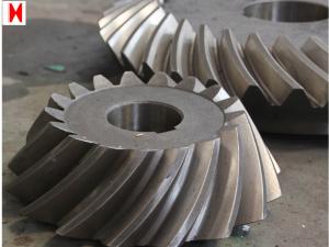 China 45# Steel cylindrical worm gear Bevel 2 Mold Internal Helical Gear wholesale